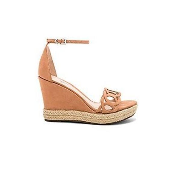 SCHUTZ Tan Wedge Sandals - Picture 1 of 9